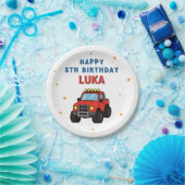 Monster-Truck-Name Alter Geburtstagsfeier Pappteller (Party)
