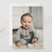 Monster Truck Need Four Speed Birthday Foto Einladung (Rückseite)