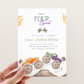 Monster Truck Need Vier-Gang-4h-Einladung Einladung