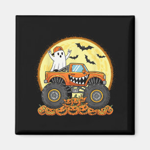 Monster Truck Niedlich Boo Pumpkin Funny Halloween Magnet
