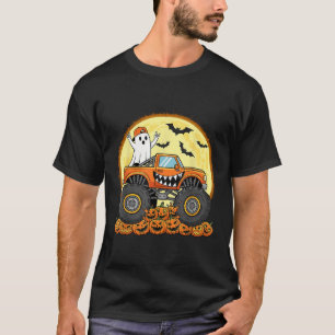 Monster Truck Niedlich Boo Pumpkin Funny Halloween T-Shirt