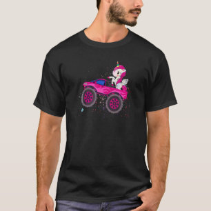 Monster Truck Niedlich Einhorn Geburtstagsparty Mo T-Shirt