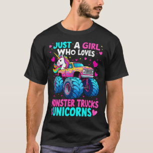 Monster Truck Nur Ein Mädchen Das Monster Trucks L T-Shirt