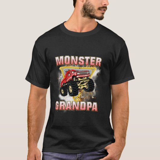 Monster Truck Opa T Shirt (Vorderseite)
