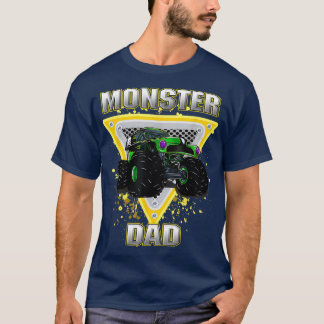 Monster Truck Papa Retro Vintage Monster Truck T-Shirt
