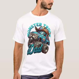 Monster Truck Papa Vatertag T-Shirt