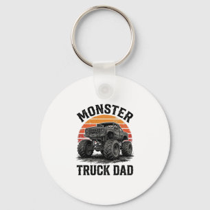 Monster Truck Papa Vintage Off Road Grafik_1 Schlüsselanhänger