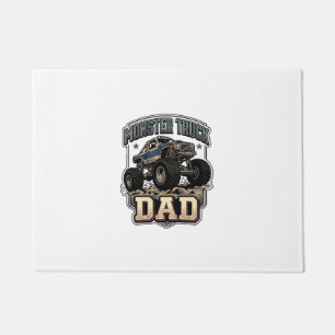 Monster Truck Papa Vintage Vector-Shirt-Design_1 Fußmatte
