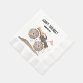 Monster Truck Papierservietten (Ecke)