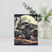 MONSTER TRUCK POST CARD POSTKARTE (Stehend Vorderseite)