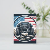 MONSTER TRUCK POST CARD POSTKARTE (Stehend Vorderseite)