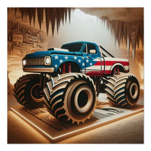 MONSTER TRUCK POSTER (Vorderseite)