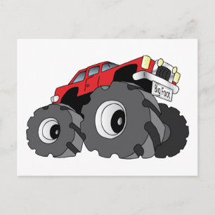 Monster Truck Postkarte