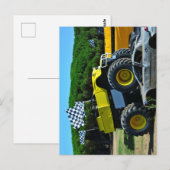 Monster Truck Postkarte (Vorne/Hinten)