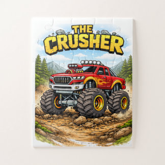Monster-Truck-Puzzle für Kinder  Puzzle