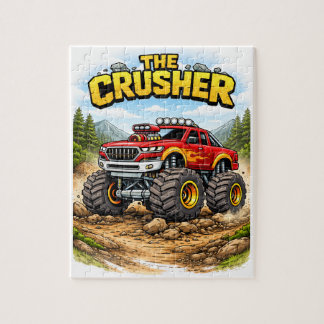 Monster-Truck-Puzzle für Kinder Puzzle