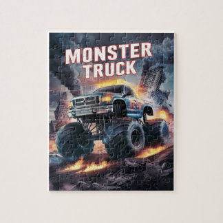 Monster-Truck-Puzzle für Kinder Puzzle