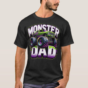 Monster Truck Racer Fahrer Papa Vatertag 2 T-Shirt