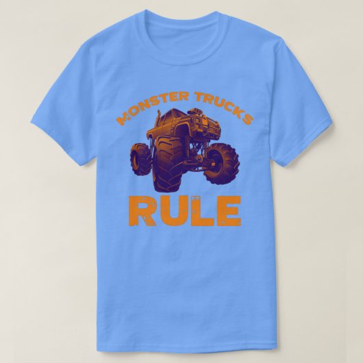 Monster Truck Regel 4 T-Shirt (Design vorne)