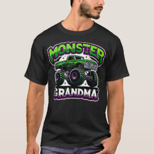 Monster-Truck-Rennen-Rennfahrer-Fahrerin-Oma-Mütte T-Shirt