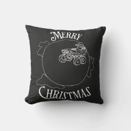 Monster Truck Santa Kissen