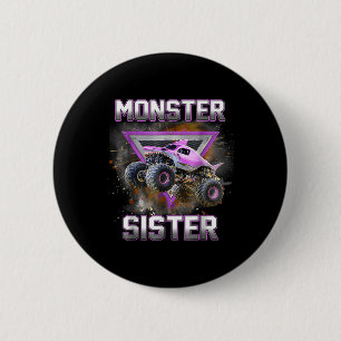 Monster Truck Schwester Monster Truck sind meine M Button