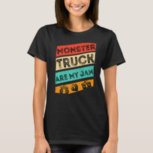 Monster Truck sind mein Jam Monster Truck Vintag T-Shirt