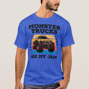 Monster Truck sind meine Jam Retro-Vintage Sonnenu T-Shirt
