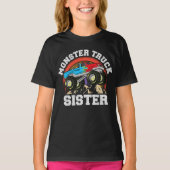 Monster Truck Sister Match Family Monster Truck T-Shirt (Vorderseite)