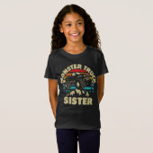 Monster Truck Sister Match Family Monster Truck T-Shirt (Vorne ganz)