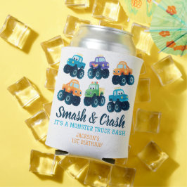 Monster Truck Smash und Crash Geburtstag Dosenkühler