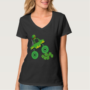 Monster Truck St Patrick Day Kinder Kleinkinder 2 T-Shirt