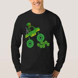 Monster Truck St Patrick Day Kinder Kleinkinder 2 T-Shirt