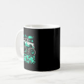 Monster Truck St. Patrick's Day Jungen St. Patrick Kaffeetasse (Vorderseite Links)