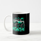 Monster Truck St. Patrick's Day Jungen St. Patrick Kaffeetasse (Links)