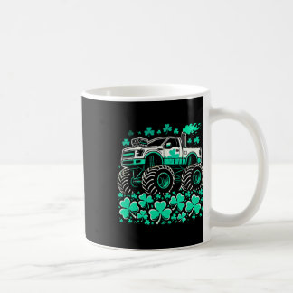 Monster Truck St. Patrick's Day Jungen St. Patrick Kaffeetasse