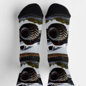 Monster Truck Start, Crew Socken (Oben)