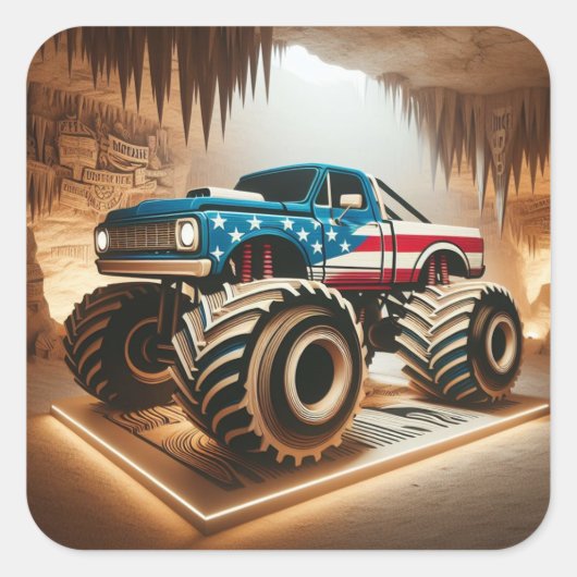 MONSTER TRUCK STICKER (Vorderseite)