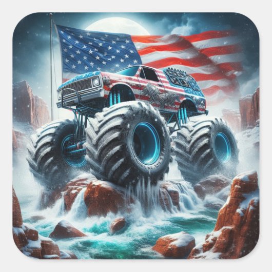 MONSTER TRUCK STICKER (Vorderseite)
