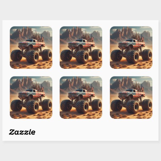 MONSTER TRUCK STICKER (Blatt)