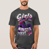Monster Truck T Shirt Girls wie Monster auch (Vorderseite)