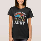 Monster Truck Tante Matching Familientum Kostüm T-Shirt (Vorderseite)