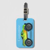 Monster Truck Thunder_Cove Gepäckanhänger (Vorderseite Vertikal)