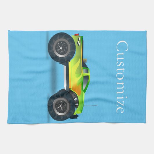 Monster Truck Thunder_Cove Geschirrtuch (Horizontal)