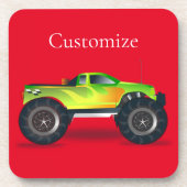 Monster Truck Thunder_Cove Getränkeuntersetzer (Vorderseite)