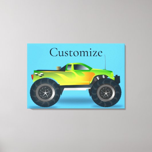 Monster Truck Thunder_Cove Leinwanddruck (Vorderseite)