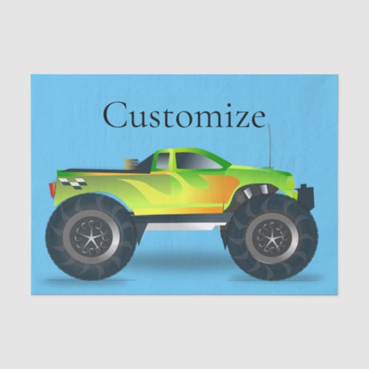 Monster Truck Thunder_Cove Seidenpapier (Vorderseite)