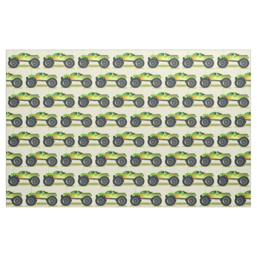 Monster Truck Thunder_Cove Stoff (Fat Quarter (45,7 x 55,9 cm))