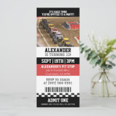Monster-Truck-Ticket-Geburtstagsfeier Einladung (Stehend Vorderseite)