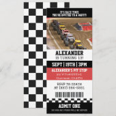 Monster-Truck-Ticket-Geburtstagsfeier Einladung (Vorne/Hinten)